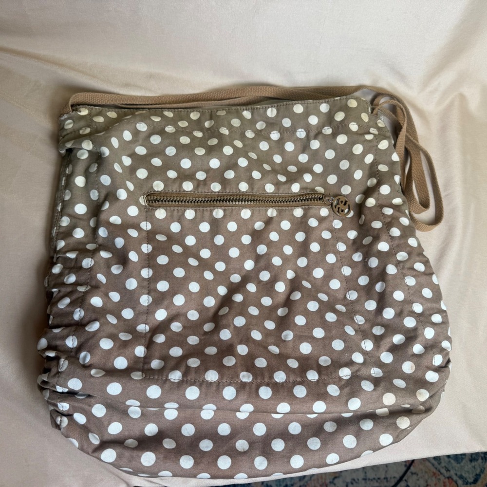 Vintage Y2K American Eagle Outfitters AE Polka Dot Shoulder Hobo Bag 2000s
